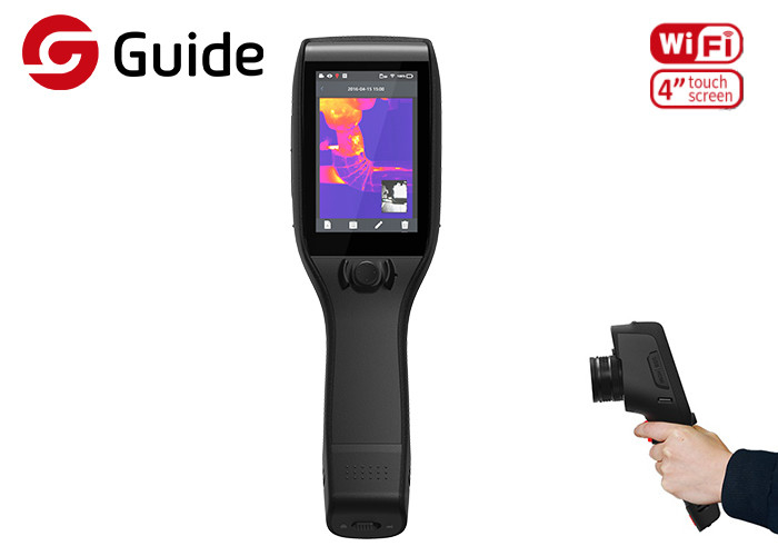 Guide D384F Portable IR Thermographic Camera Infrared Thermal Imager Thermal Imaging Camera with 4&quot; Bright LCD Touch Sce