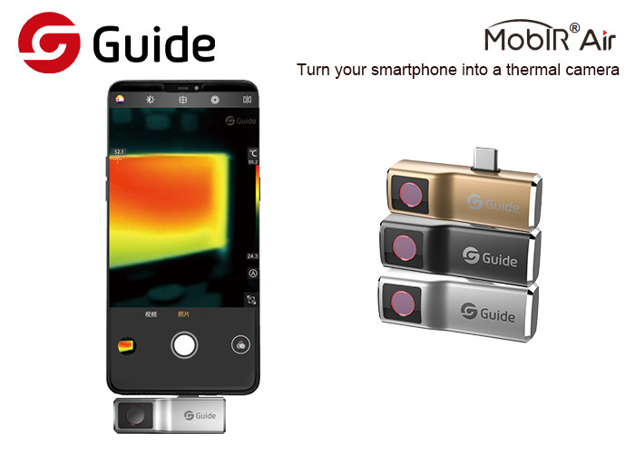 Custom Thermography Camera For Smartphone FOV 50° And 120x90 Pixel